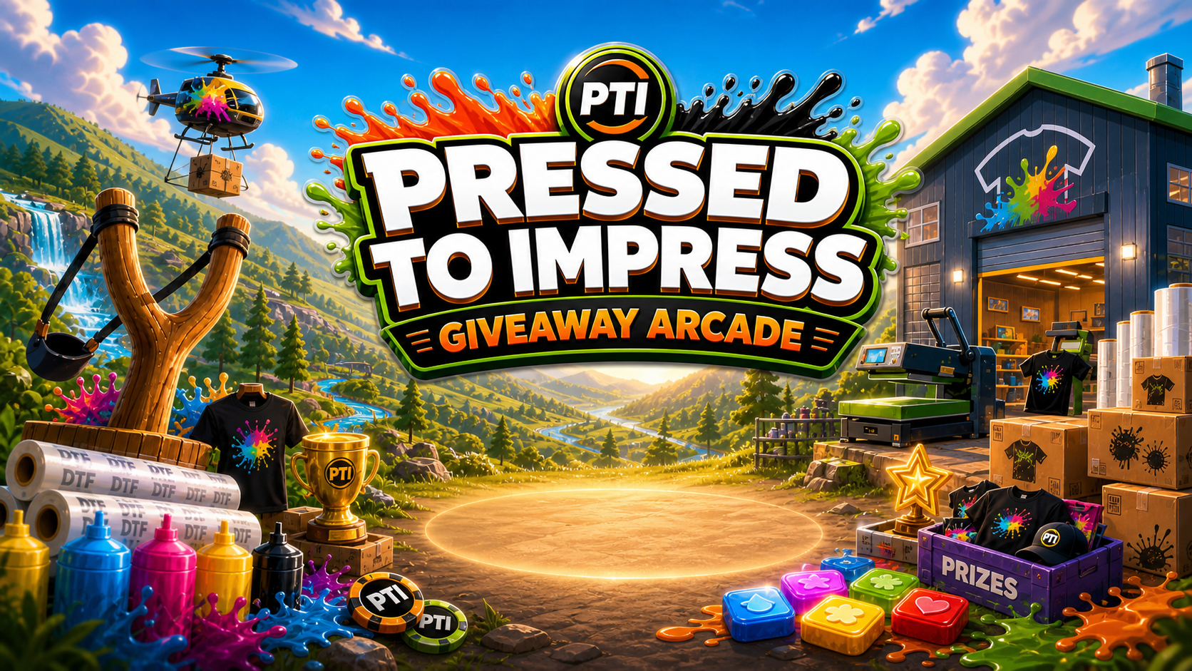 Pressed To Impress Giveaway Arcade